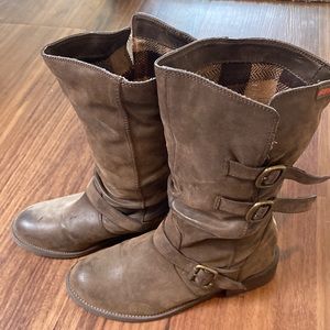 ROCKET DOG brown suede leather boots.🍁👢